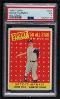 Sport Magazine '58 All Star Selection - Mickey Mantle [PSA 3 VG]