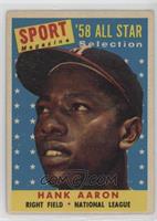 Sport Magazine '58 All Star Selection - Hank Aaron [Poor to Fair]