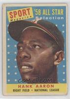 Sport Magazine '58 All Star Selection - Hank Aaron [Good to VG‑…