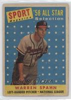 Sport Magazine '58 All Star Selection - Warren Spahn