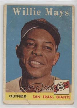 1958 Topps - [Base] #5 - Willie Mays [Good to VG‑EX]