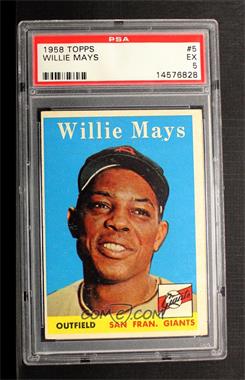 1958 Topps - [Base] #5 - Willie Mays [PSA 5 EX]