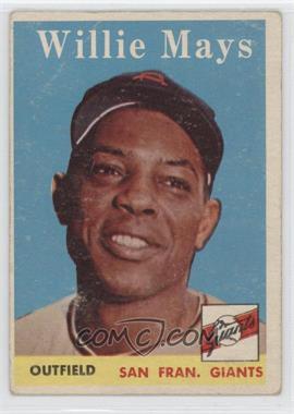 1958 Topps - [Base] #5 - Willie Mays [Good to VG‑EX]