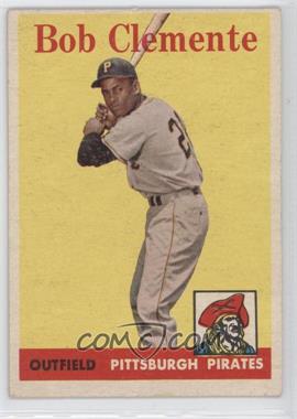 1958 Topps - [Base] #52.1 - Roberto Clemente (Team Name in White)