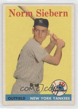 1958 Topps - [Base] #54 - Norm Siebern