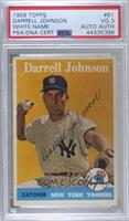 Darrell Johnson (Player Name in White) [PSA/DNA Encased]