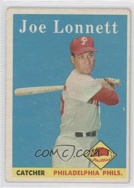 1958 Topps - [Base] #64 - Joe Lonnett [Good to VG‑EX]