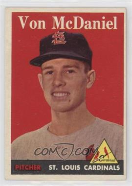 1958 Topps - [Base] #65.1 - Von McDaniel (Player Name in White)