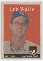 Lee Walls [Good to VG‑EX]
