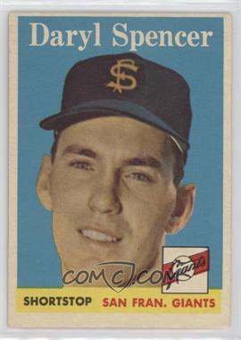 1958 Topps - [Base] #68 - Daryl Spencer