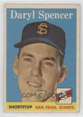 1958 Topps - [Base] #68 - Daryl Spencer