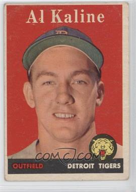 1958 Topps - [Base] #70.1 - Al Kaline (Player Name in White)