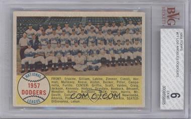 1958 Topps - [Base] #71 - First Series Checklist - Brooklyn Dodgers [BVG 6 EX‑MT]