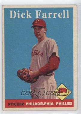 1958 Topps - [Base] #76.1 - Dick Farrell (Team Name in White)