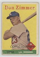 Don Zimmer (Team Name in White) [Good to VG‑EX]
