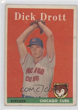 1958 Topps - [Base] #80 - Dick Drott [Noted]