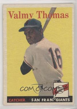 1958 Topps - [Base] #86 - Valmy Thomas