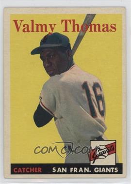 1958 Topps - [Base] #86 - Valmy Thomas