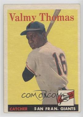 1958 Topps - [Base] #86 - Valmy Thomas