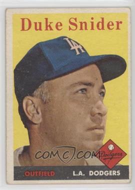 1958 Topps - [Base] #88 - Duke Snider