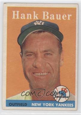 1958 Topps - [Base] #9 - Hank Bauer [Noted]