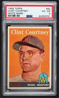 Clint Courtney (Player Name in White) [PSA 4 VG‑EX]