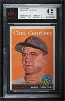 Clint Courtney (Player Name in White) [BVG 4.5 VG‑EX+]