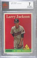 Larry Jackson (Player Name in White) [BVG 7 NEAR MINT]