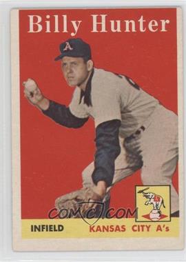 1958 Topps - [Base] #98.1 - Billy Hunter (Player Name in White)