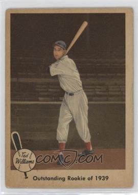 1959 Fleer Ted Williams - [Base] #14 - Outstanding Rookie of 1939