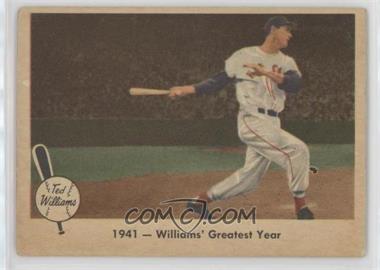 1959 Fleer Ted Williams - [Base] #16 - 1941 - Williams' Greatest Year