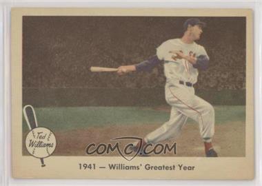 1959 Fleer Ted Williams - [Base] #16 - 1941 - Williams' Greatest Year