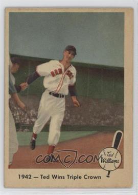 1959 Fleer Ted Williams - [Base] #19 - 1942 - Ted Wins Triple Crown