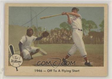 1959 Fleer Ted Williams - [Base] #26 - 1946 - Off To A Flying Start