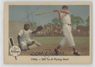 1959 Fleer Ted Williams - [Base] #26 - 1946 - Off To A Flying Start