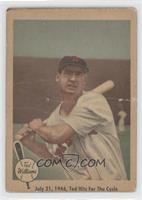 July 21, 1946, Ted Hits for the Cycle [COMC RCR Poor]