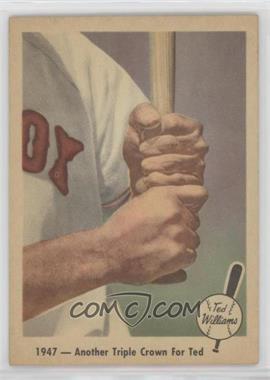 1959 Fleer Ted Williams - [Base] #33 - 1947- Another Triple Crown for Ted