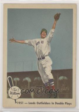 1959 Fleer Ted Williams - [Base] #43 - 1951- Leads Outfielders In Double Plays (Ted Williams)