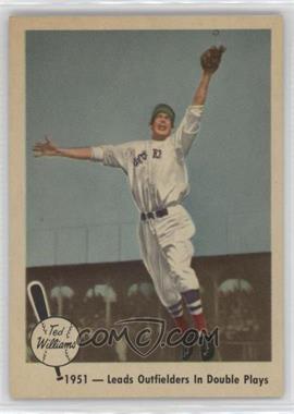 1959 Fleer Ted Williams - [Base] #43 - 1951- Leads Outfielders In Double Plays (Ted Williams)
