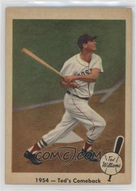 1959 Fleer Ted Williams - [Base] #52 - 1954- Ted's Comeback