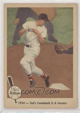 1959 Fleer Ted Williams - [Base] #53 - Ted's Comeback Is A Success