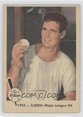 1959 Fleer Ted Williams - [Base] #56 - 1955 - 2,000th Major League Hit [Noted]