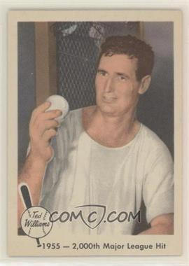 1959 Fleer Ted Williams - [Base] #56 - 1955 - 2,000th Major League Hit