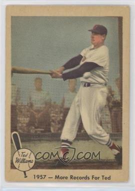 1959 Fleer Ted Williams - [Base] #60 - More Records for Ted