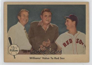 1959 Fleer Ted Williams - [Base] #75 - Williams' Value To Red Sox