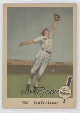 1959 Fleer Ted Williams - [Base] #8 - 1937 - First Full Season