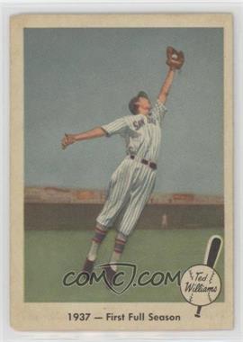 1959 Fleer Ted Williams - [Base] #8 - 1937 - First Full Season