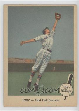 1959 Fleer Ted Williams - [Base] #8 - 1937 - First Full Season