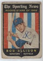 Sporting News Rookie Stars - Bob Allison [Poor to Fair]