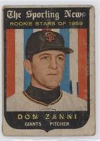 Sporting News Rookie Stars - Dom Zanni [Poor to Fair]